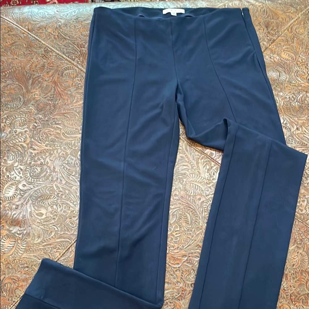 CABI buttery soft Navy straight leg pants